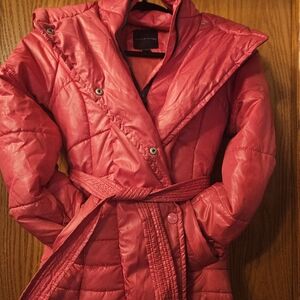 Tommy Hilfiger Girls Vibrant Pink Puffer Coat